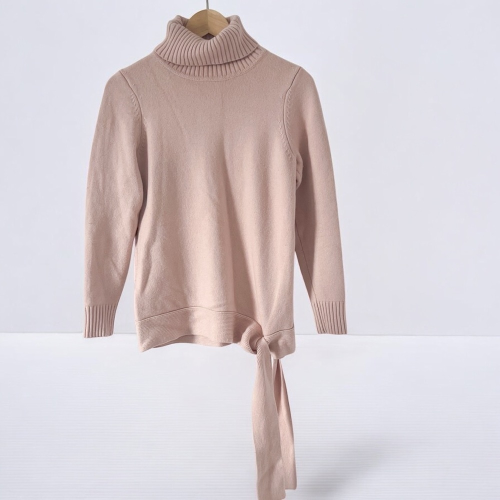 Michael Kors Pink Cowl Turtleneck Sweater - Picture 4 of 14